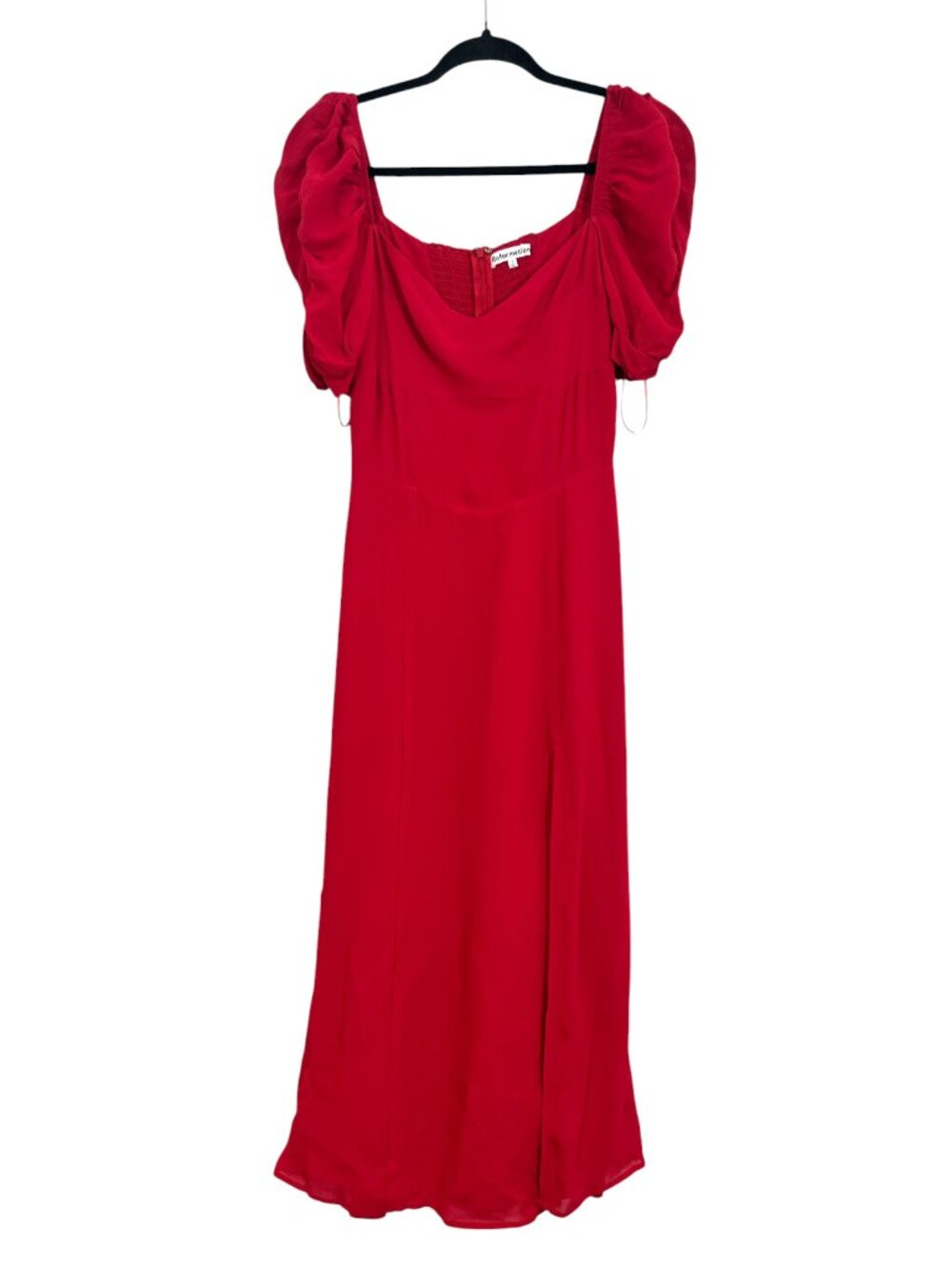 Reformation Bandit Dress Red Size 6 PRe-Loved